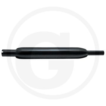 Uitlaatdemper (inlaat Ø: 80 mm, uitlaat Ø: 60 mm, lengte: 1250 mm)