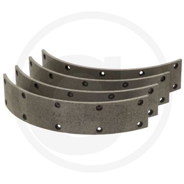 Remblokkenset (390 x 70 x 7 mm, dikte: 7 mm, trommel-Ø: 390 mm)