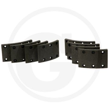 Remvoeringset (dikte:11 mm, oude uitvoering, met klinknagels)