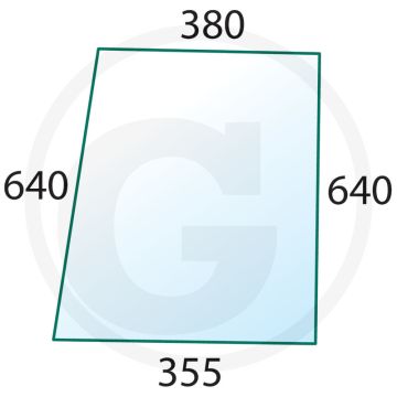 Deurruit voor helder - Trac 65/70, 700, 800, 900 - Middenschakeling