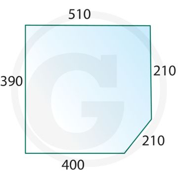 Deurruit onder helder - Trekkertype: Trac 65/70, 700, 800, 900