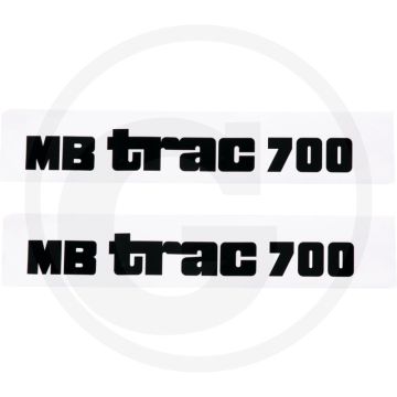 Transferset (motorkap, MB Trac 700 links en rechts, middenschakeling)