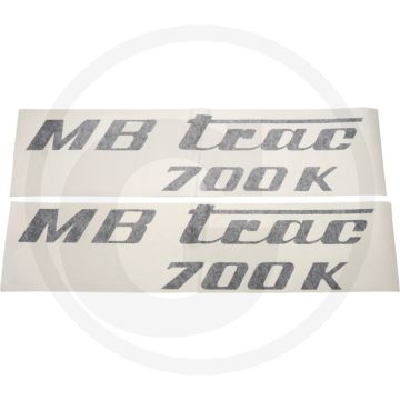 Transferset (MB Trac 700 K, zwart, links en rechts)
