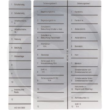 Sticker Trac 1100, 1300, 1500