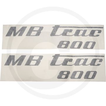 Transferset (MB Trac 800, zwart, links en rechts)
