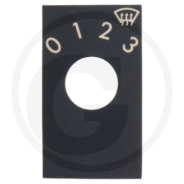 Sticker (Schakelschema ventilatorschakelaar)
