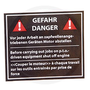 Sticker (waarschuwingsbord)