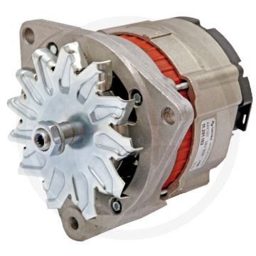Dynamo (14 volt, 55 Ah, zonder poelie 86 mm, montage onder 10 mm bevestigingsbouten)