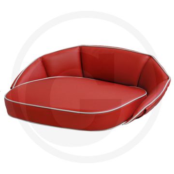 Zitkussen (rood, rugleuning 12 cm)