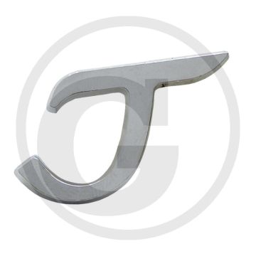 Embleem Chroom passend voor Porsche Diesel 217