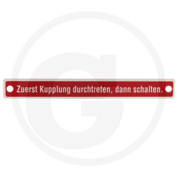Embleem (bediening aftakas)