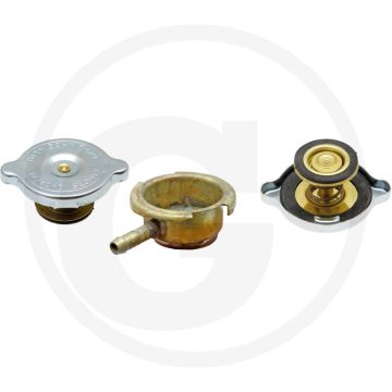 Radiateurdop ombouwset (basisplaat: 80 x 80 mm, kraaghoogte: 25 mm, inclusief radiateurdop)