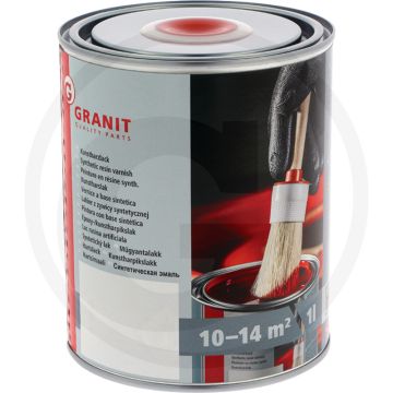 Kramer rood 1 liter blik, hoogglans, voor landbouw- en bouwmachines