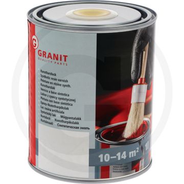 Steyr ivoor 1L blik - Hoogglans, 50% vaste stof, 40 μm droog, 80 μm nat, passend voor Steyr