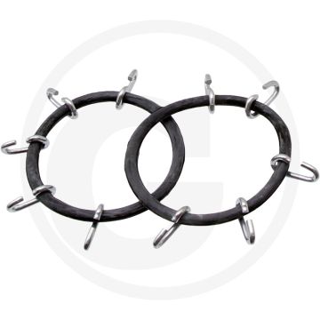 Spanrubber (met metalen haak)