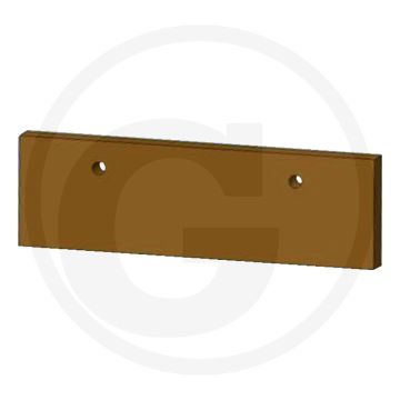 Wiedenmann Slijtstrip Polyurethaan 80° Shore 400x120mm
