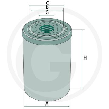 MANN FILTER Hydrauliek- / transmissieoliefilter - Buiten-Ø:116mm, Hoogte:295mm