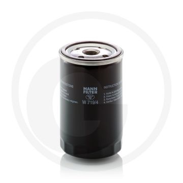 MANN FILTER Hydrauliek- / transmissieoliefilter - Buiten-Ø: 76mm, Hoogte: 123mm