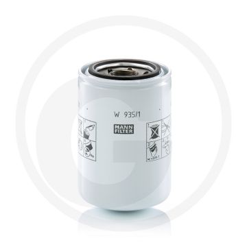MANN FILTER Motoroliefilter - Buiten-Ø:93mm, Binnen-Ø:62mm, Hoogte:136mm