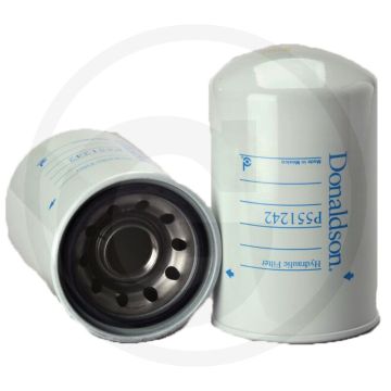 Donaldson Hydrauliekoliefilter P551242 - Opschroeven, 124mm Ø, 208mm L, 8µm Efficiëntie
