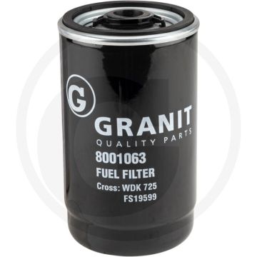 Brandstofvoorfilter - Ø76mm, H155mm, M16x1,5, MANN WDK725, Fleetguard FS19599