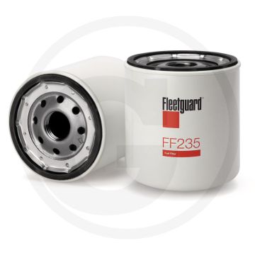 Fleetguard Brandstoffilter FF235, Ø 93,12mm, Hoogte 105,65mm, Draad 1-12 UNF-2B