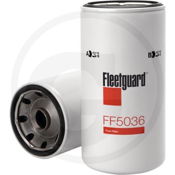 Fleetguard Brandstoffilter - Ø 118,36mm, Hoogte 227,84mm, Draad 1 1/4"-12 UNS-2B