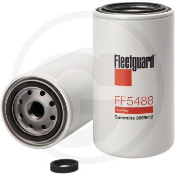 Fleetguard Brandstoffilter FF5488, Hoogte 175,77mm, Draad 7/8"-14 UNF-2B