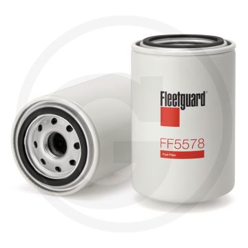 Fleetguard Brandstoffilter - Ø 93,7mm, Hoogte 147,57mm, Draad 1-14 UNS-2B