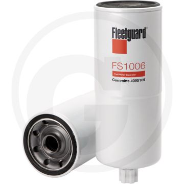 Fleetguard Brandstofvoorfilter - Ø 116,2mm, Hoogte 313mm, Draad 1 1/4"-12 UNS-2B