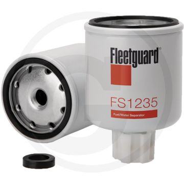 Fleetguard Brandstofvoorfilter FS1235, M16 x 1.5, Ø77mm, Hoogte 115mm
