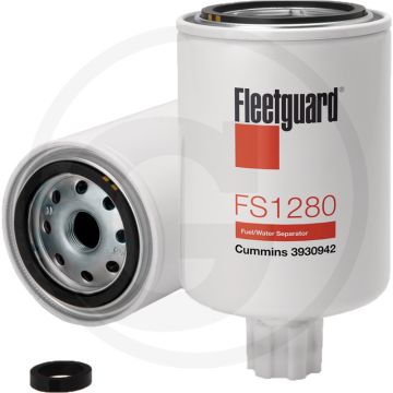 Fleetguard Brandstofvoorfilter FS1280, Buiten-Ø 93,73mm, Hoogte 164,85mm