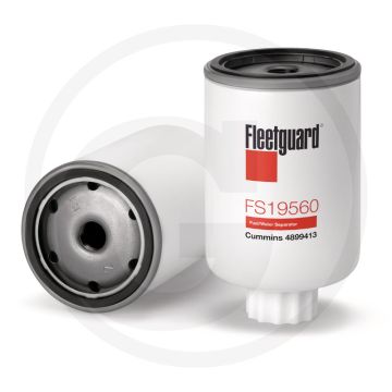 Fleetguard Brandstofvoorfilter FS19560, Ø77mm, Hoogte 138mm, Draad M16 x 1,5