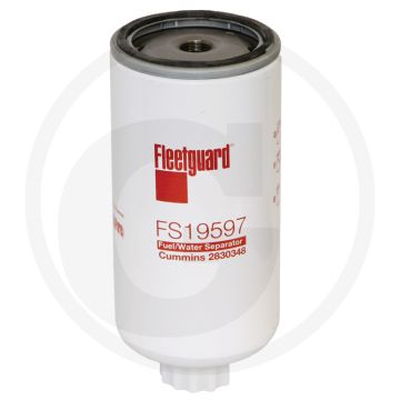 Fleetguard Brandstofvoorfilter FS19597, Ø77mm, Hoogte 182mm, M16 x 1.5 Draad