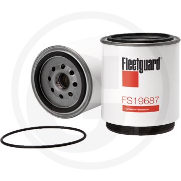 Fleetguard Brandstofvoorfilter FS19687, Ø107,5mm, Hoogte 131,5mm