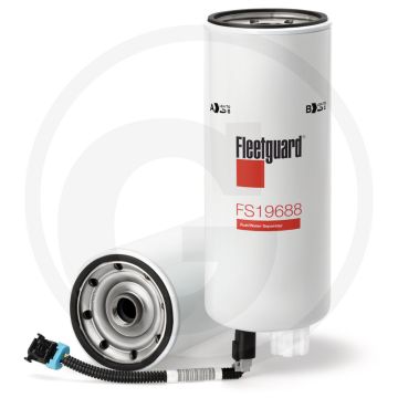 Fleetguard Brandstofvoorfilter - Ø 107,67 mm, Hoogte 289,56 mm, Draad 1-12 UNS-2B