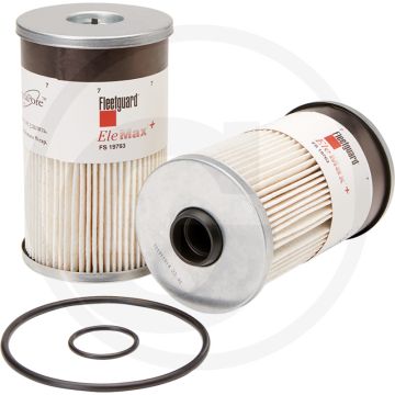 Fleetguard Brandstofvoorfilter FS19763, Ø 106,93 mm, Hoogte 178,79 mm