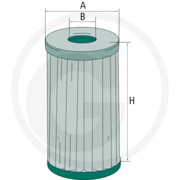 MANN FILTER Brandstoffilter - Ø 34mm, Hoogte 66mm