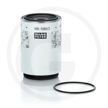 MANN FILTER Brandstoffilter WK1060/3X, Ø108mm, 146mm hoog, 1-14 UNS, Diesel