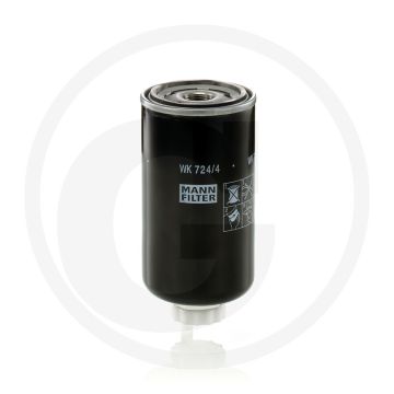 MANN FILTER Brandstoffilters - Diesel, Ø76mm, Hoogte 162mm, M20 x 1.5 Draad