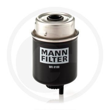 MANN FILTER Brandstoffilter - Diesel, Ø 83mm, H 136mm, MANN nr. WK8100