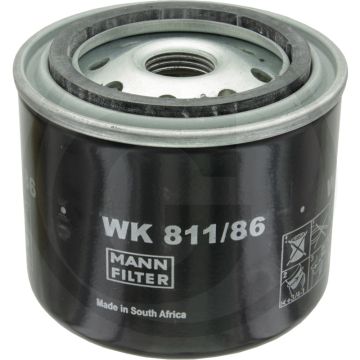 MANN FILTER Brandstoffilter WK811/86, Diesel, 3/4"-16 UNF, Ø 82mm, Hoogte 74mm