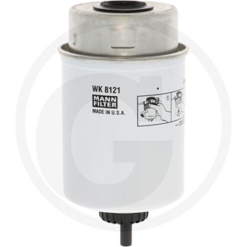 MANN FILTER Brandstoffilters - Diesel, Ø 83mm, H 154mm, MANN nr. WK8121