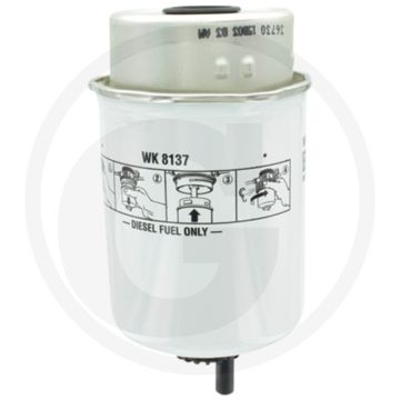 MANN FILTER Brandstoffilters - Diesel, Ø 88mm, H 154mm, MANN nr. WK8137