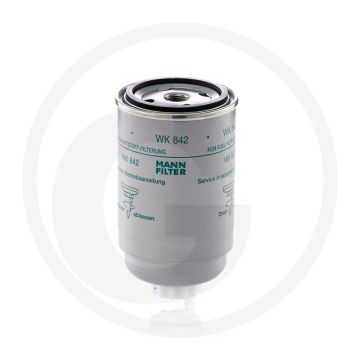 MANN FILTER Brandstoffilter WK842, Diesel, Ø81mm, Hoogte 156mm, M16 x 1.5 Draad