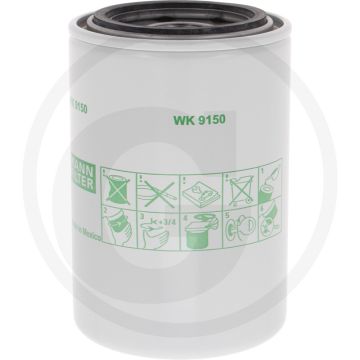 MANN FILTER Brandstoffilter WK9150 - Diesel, Ø 94mm, Hoogte 148mm