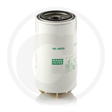 MANN FILTER Brandstoffilter WK940/36X, Ø93mm, H174mm, Diesel, Met afdichting