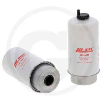 HIFI Brandstoffilter - Buiten-Ø 83mm, Binnen-Ø 69mm, MANN WK8123, Fleetguard FS19864