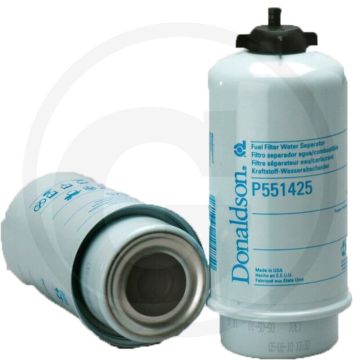Donaldson Brandstoffilter P551425 - 99% Rendement bij 4µm, Ø80mm, L196.3mm