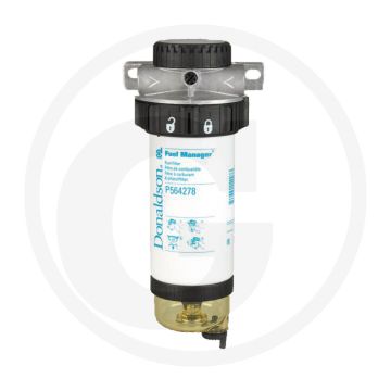 Donaldson Brandstoffilter, Opschroeven, Ø106mm, L254mm, 95% H2O Rendement